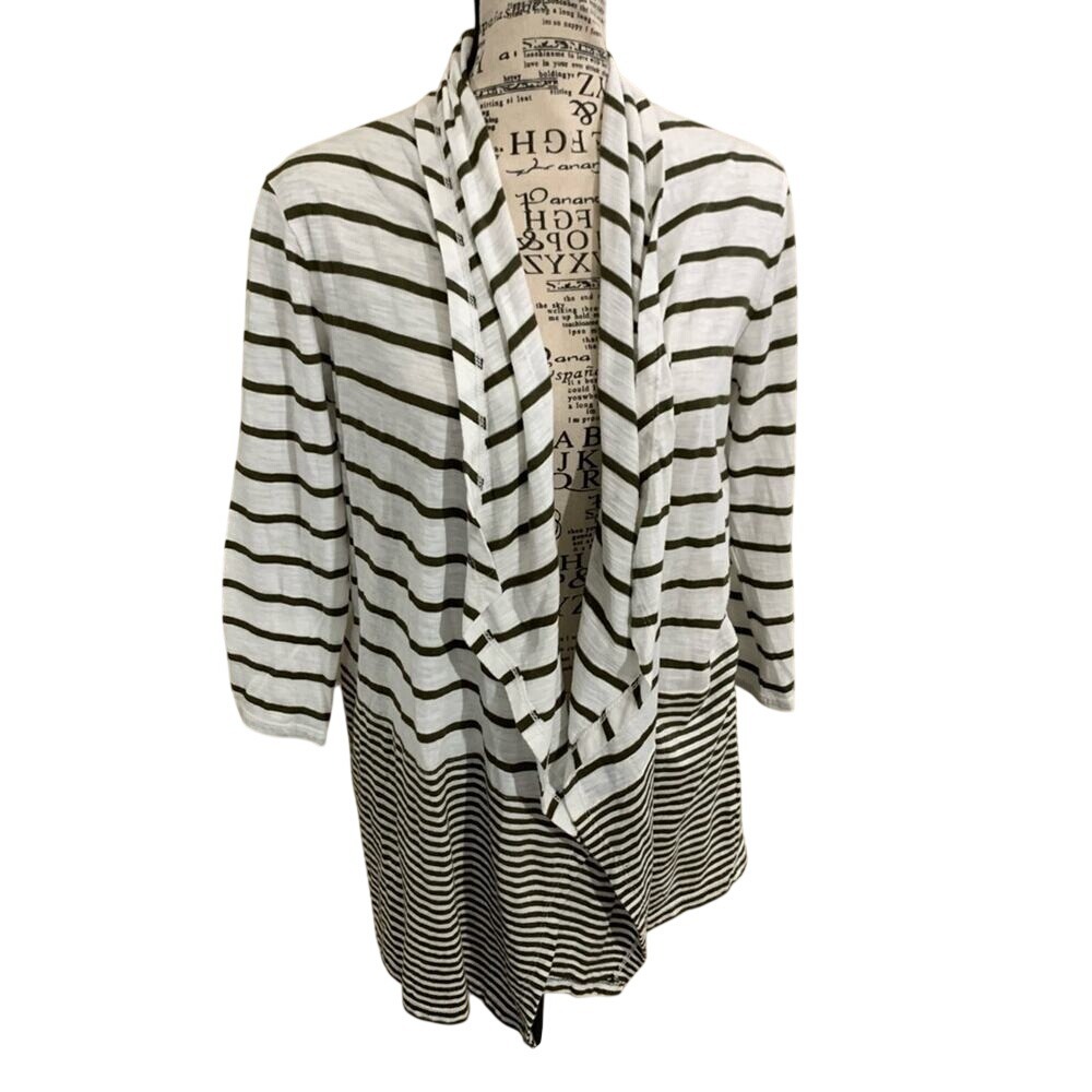 Talbots cotton cardigan buttonless size‎ sp